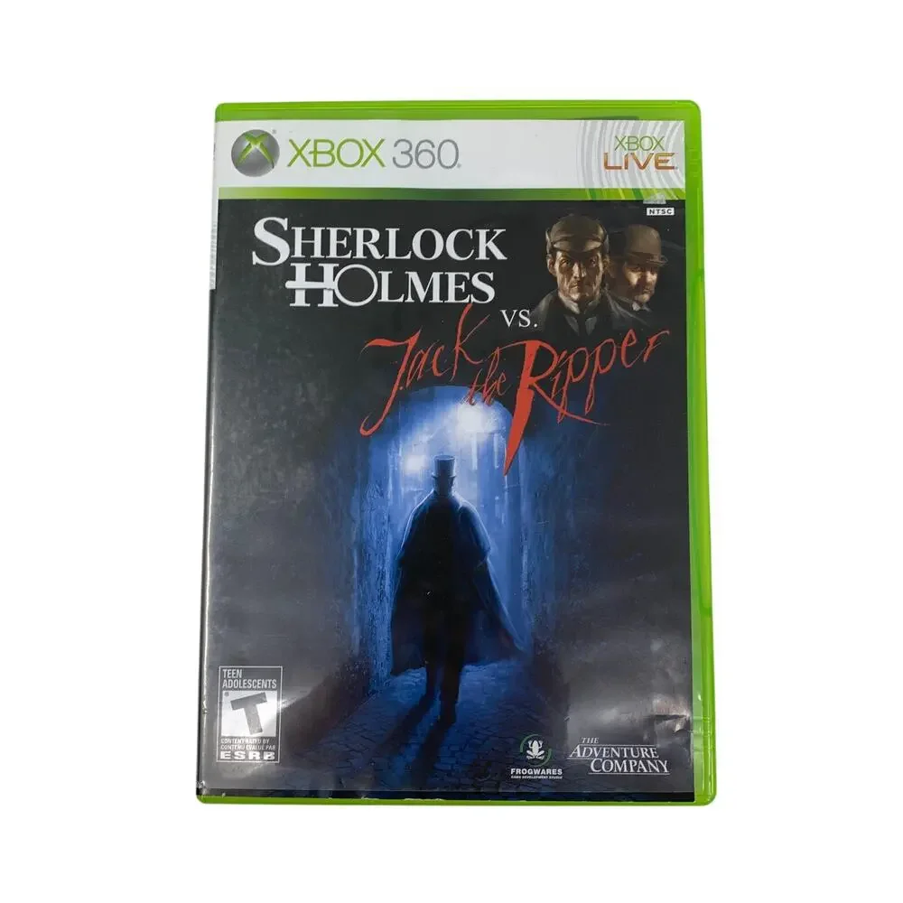Sherlock Holmes vs Jack the Ripper Xbox 360 Complete CIB Video Game